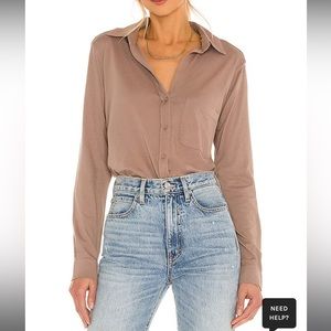 Bobi Light Weight Jersey Button Up